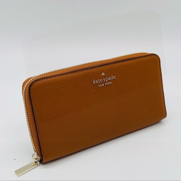 kate spade Handbags - Kate Spade Leila Large Continental Wallet Brown